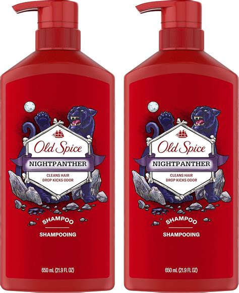 Old Spice Shampoo for Men, Nightpanther Scent, 21.9 Ounce Pump Bottle ...