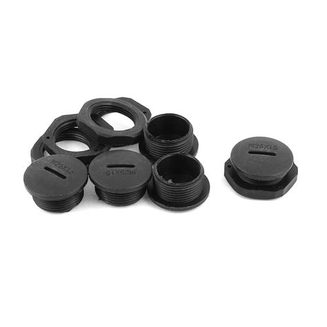 uxcell M25 Plastic Round Head Pipe Adapter - Black India | Ubuy