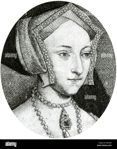 This portrait of Jane Seymour, wife of Henry VIII, captures her poised ...
