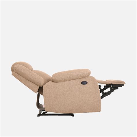 Avalon Motorized Electric Powered Brown Fabric Recliner March 08, 2025 ...