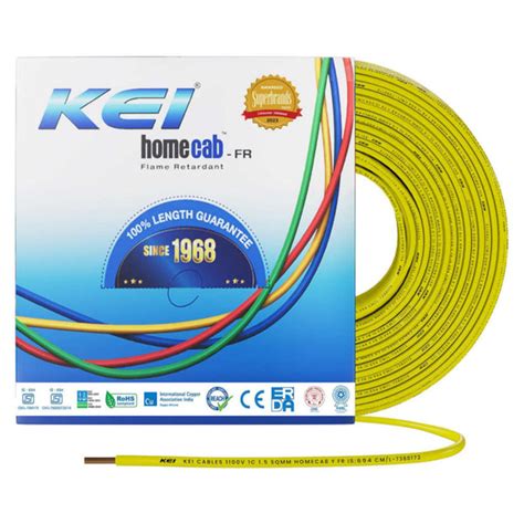 Buy KEI HomeCab FR Unsheathed Single Core Flexible Cable PVC Insulated ...