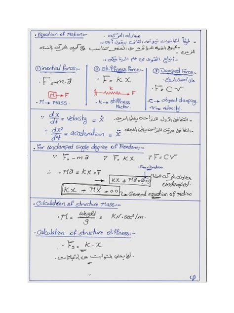 Image result for Formulas for Structural Dynamics