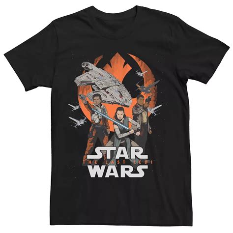 Men's Star Wars The Last Jedi Rebels Graphic T-shirt