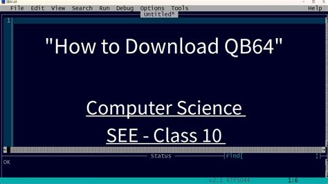 Image result for QB64 Programming Examples
