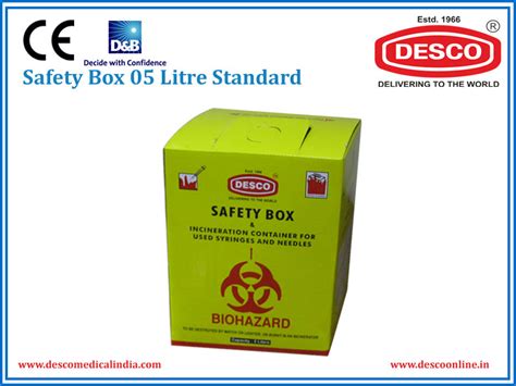 Biohazard Medical Safety Boxes - Manufacturers, Suppliers & Exporters India