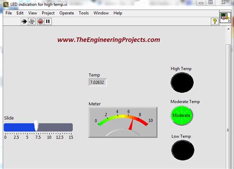 Image result for LabVIEW Temperature