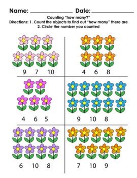 Image result for Spring Preschool Math Packet