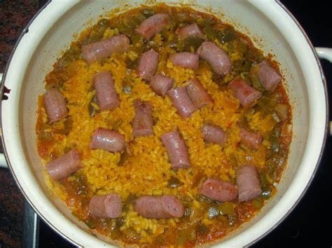 ARROZ CON SALCHICHAS | Cocina