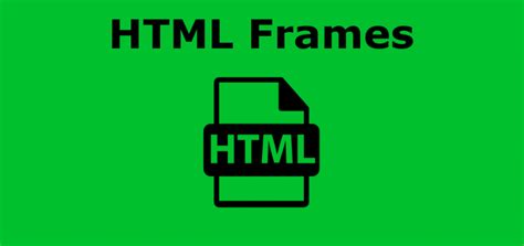 Image result for Frames in HTML for 7 Code