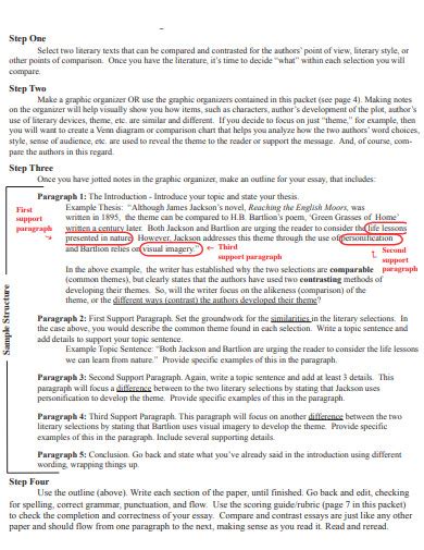 Image result for Comparison and Contrast Text Example