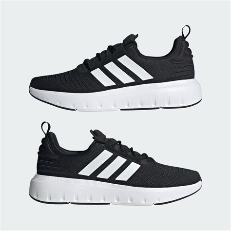 Shoes - Swift Run Shoes - Black | adidas Qatar