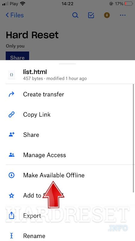Image result for How to Use Dropbox File Offline