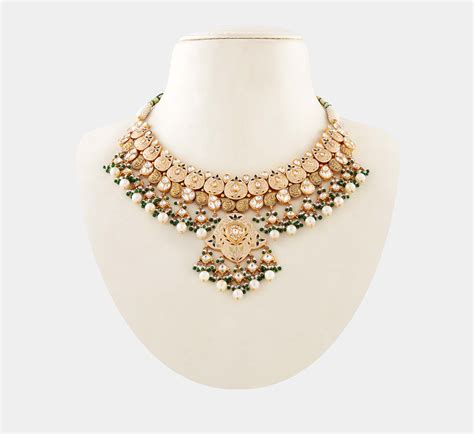 Glorious meenakari kundan necklace – Meralda Jewels
