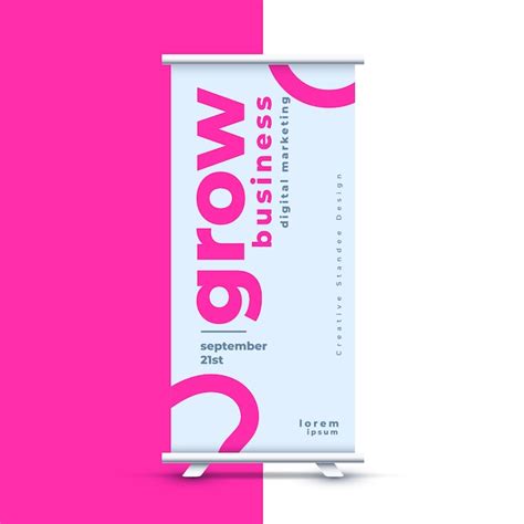 Pull up banner mockup Images - Free Download on Freepik