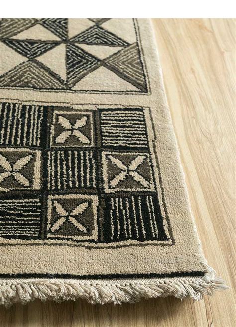 SKWL-69 clan ivory Hand Knotted wool Rugs - Jaipur Rugs India