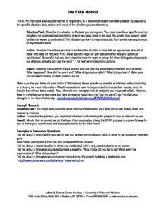 Image result for Star Behavioral Interview Questions