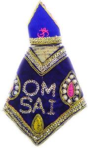 shinde exports Shirdi Sai Baba statue dress/ idol vastra /shawl for 4.5 ...