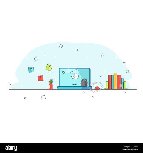 Cartoon Clip Art Overburdened Computer Virtualization 的图像结果