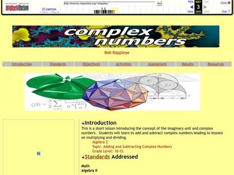 Complex Numbers Lesson 的图像结果