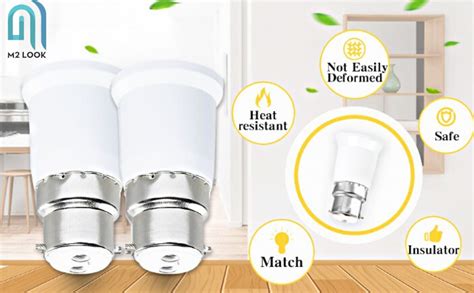 M2 Look e27 LED White Lamp Socket, Pack of 2 : Amazon.in: Home & Kitchen