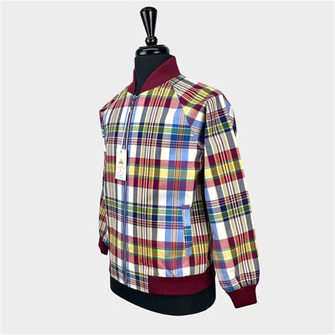 Multi Madras Check Monkey Jacket - Real Hoxton