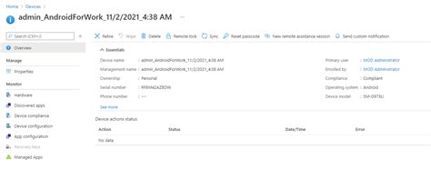 Image result for Action Not Allowed Android Intune