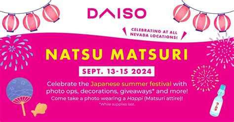 Natsu Matsuri Celebration at Daiso - Montecito Crossing (Las Vegas,NV ...