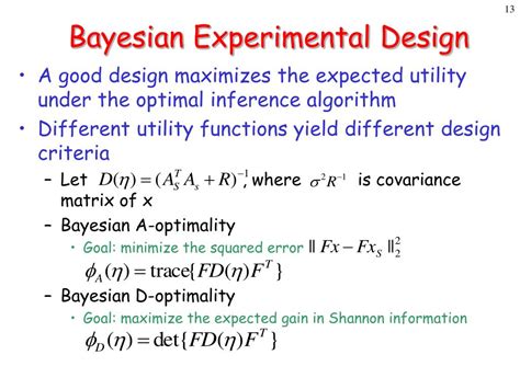 Bayesian Experimental Design Applications 的图像结果