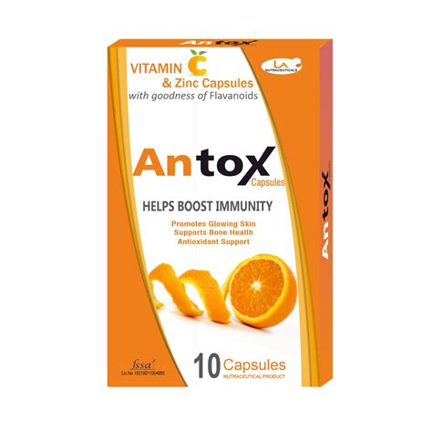 Antox Capsules - Vitamin & Zinc Capsules with Goodness of Flavonoids ...
