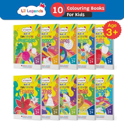 Lil Legends Colouring Books For Kids - Buy Now – Oswaal Books