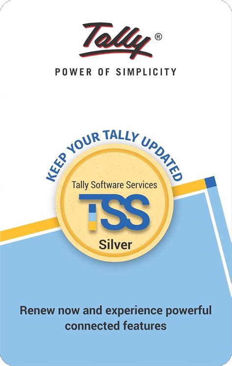 Tally Software Services (TSS) - Silver. Subscription for e-Way Bills, e ...