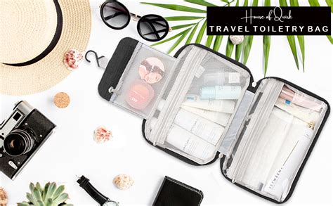 Buy House of Quirk Travel Cosmetic Bag for Men, Hanging Toiletry Bag ...