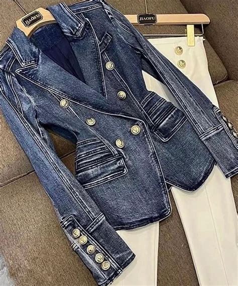 Pin by Gregg Barnes on Crazy Great | Womens fashion blazer, Denim ...
