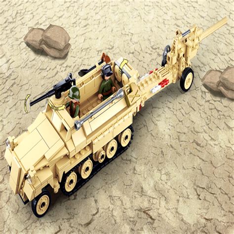 Sluban M38-B0695 WWII WW2 Half Track Armoured Vehicle - 460 Pcs — Toycra