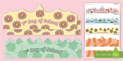 First Day of School Crowns
