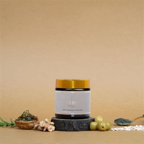Buy ARUHA - Deep Cleansing Face Scrub with Argan oil & Shea Butter ...