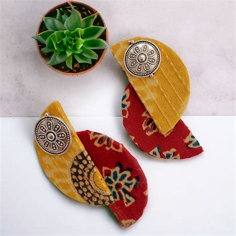 Buy Fabric Earrings Online in India At Best Price | Earrings for Girls ...