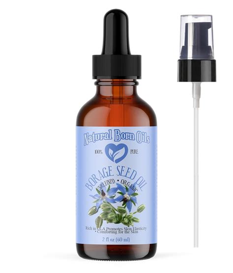 Buy Natural Born Oils 2Oz Borage Seed Oil, 100% Pure And Natural, Cold ...
