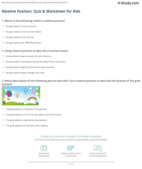 Image result for Relative Position Question