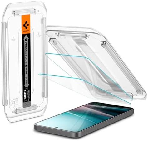 Spigen EZ Fit Tempered Glass Privacy Screen Protector Guard For Samsung ...