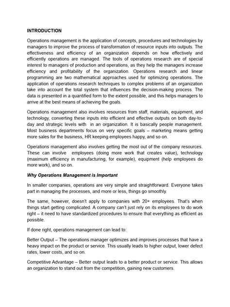 Operations Management Chapter 1 的图像结果