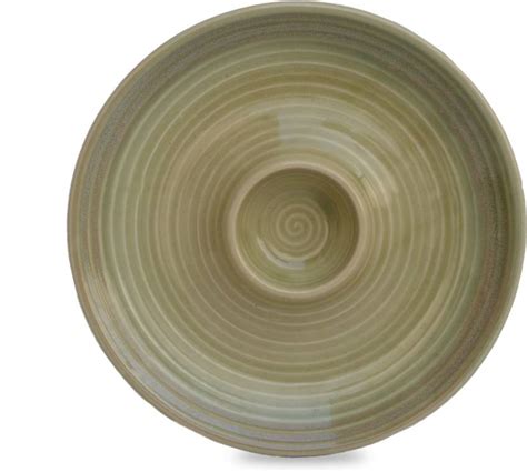 ST "REDEFINING SPACES" Ceramic 'Swirls' Studio Pottery Ceramic Samosa ...