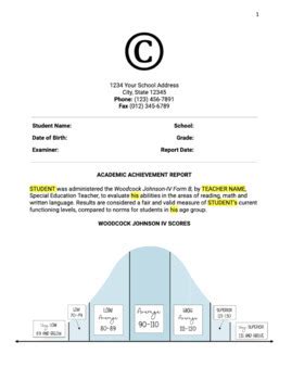 Image result for Academic Repport Example