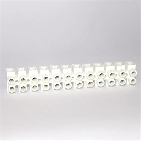 Panel Mount Barrier Terminal Block - 2 Row, 12 Way, 15A – QuartzComponents
