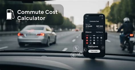 Calculadora de costos de viaje | Gastos diarios de viaje al trabajo
