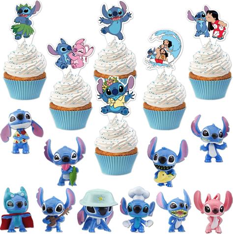 QICI 34-Piece Lilo Stitch Cake Toppers & Figurines Set India | Ubuy