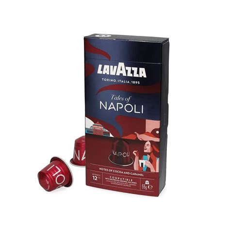 LAVAZZA Tales of Napoli Nespresso® Compatible Coffee Capsules - 10 Pod ...
