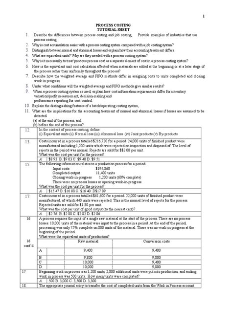 Image result for Process Costing For Dummies