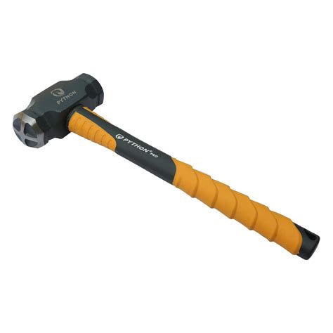 Python Pro Sledge Hammer Dual-Face Cross Pattern Head Indestructible ...