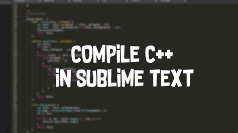 Image result for How to Write and Compile C Program in Sublime Text
